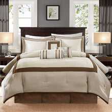Load image into Gallery viewer, Olliix Genevieve 100% Polyester Solid 7Pcs Comforter Set By Madison Park MP10-6569