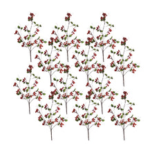 Load image into Gallery viewer, Boxwood Berry Twig Spray (Set of 12)