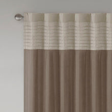 Load image into Gallery viewer, Madison Park Polyoni Pintuck Window Curtain -84" Panel MP40-2224 By Olliix