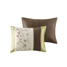 Load image into Gallery viewer, Madison Park Serene Embroidered 7 Piece Comforter Set -King MP10-637 By Olliix