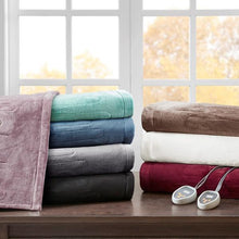 Load image into Gallery viewer, Beautyrest Heated Plush Heated Plush Blanket BR54-0908 By Olliix