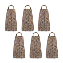 Load image into Gallery viewer, Woven Willow Wall Basket (Set of 6)