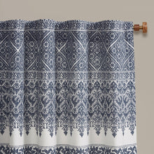 Load image into Gallery viewer, Mila Cotton Printed Window Panel With Chenille Detail And Lining II40-1182 By Olliix