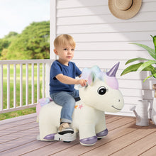 Load image into Gallery viewer, 6V Electric Animal Ride On Toy with Music and Handlebars-Beige