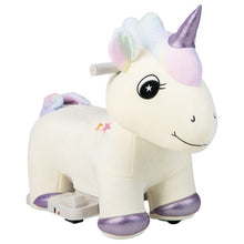 Load image into Gallery viewer, 6V Electric Animal Ride On Toy with Music and Handlebars-Beige