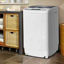Load image into Gallery viewer, 9.92 lbs Full-automatic Washing Machine with 10 Wash Programs