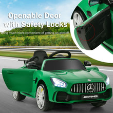 Load image into Gallery viewer, 12V Licensed Mercedes Benz Kids Ride-On Car with Remote Control-Green