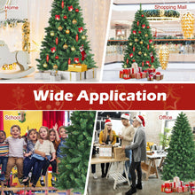 Load image into Gallery viewer, 6 Feet 716Tips PVC Hinged Artificial Christmas Tree with Metal Stand