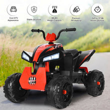 Load image into Gallery viewer, 4 Wheels Quad Spring Suspension Kids Ride On ATV-Black