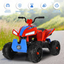Load image into Gallery viewer, 4 Wheels Quad Spring Suspension Kids Ride On ATV-Red