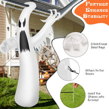 Load image into Gallery viewer, 12 Feet Halloween Inflatable Ghost with LED Lights