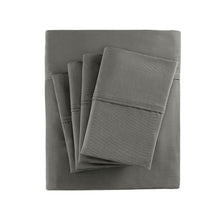 Load image into Gallery viewer, Olliix 800 Thread Count 55% Cotton 45% Polyester Sateen 7Pcs Sheet Set By Madison Park MP20-7158
