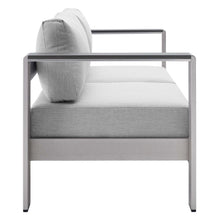 Load image into Gallery viewer, Shore Sunbrella¨ Fabric Aluminum Outdoor Patio Loveseat by Modway