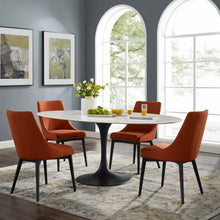 Load image into Gallery viewer, Lippa 78" Oval Faux Marble Dining Table by Modway