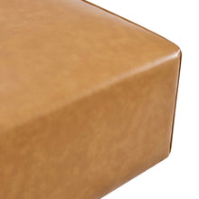 Load image into Gallery viewer, Mingle Vegan Leather Ottoman by Modway