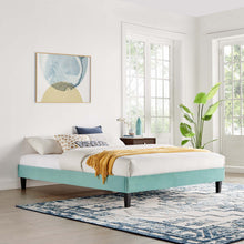 Load image into Gallery viewer, Reign Performance Velvet Queen Platform Bed Frame by Modway