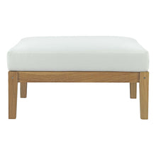 Load image into Gallery viewer, Bayport Outdoor Patio Teak Ottoman by Modway