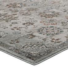 Load image into Gallery viewer, Hana Distressed Vintage Floral Lattice 5x8 Area Rug by Modway