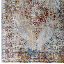 Load image into Gallery viewer, Success Merritt Transitional Distressed Floral Vintage Medallion 5x8 Area Rug by Modway