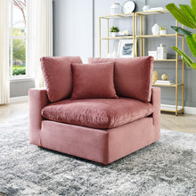 Load image into Gallery viewer, Commix Down Filled Overstuffed Performance Velvet Corner Chair by Modway
