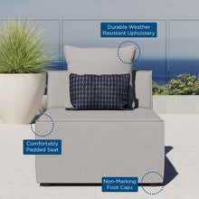 Load image into Gallery viewer, Saybrook Outdoor Patio Upholstered Sectional Sofa Armless Chair by Modway