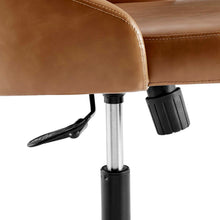 Load image into Gallery viewer, Distinct Tufted Swivel Vegan Leather Office Chair by Modway