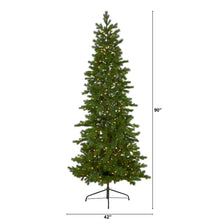 Load image into Gallery viewer, 7.5' Big Sky Spruce Artificial Christmas Tree w/300 Clear Warm LED Lights