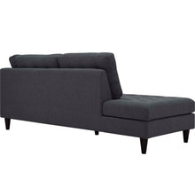 Load image into Gallery viewer, Empress Upholstered Fabric Left Facing Bumper by Modway