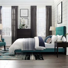 Load image into Gallery viewer, Melanie Tufted Button Upholstered Fabric Queen Platform Bed by Modway