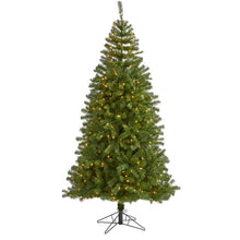 Load image into Gallery viewer, 7' Springfield Artificial Christmas Tree w 400 Warm Clear Lights