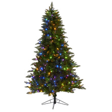 Load image into Gallery viewer, 6.5' Vermont Spruce Artificial Christmas Tree with 450 Color Changing Lights