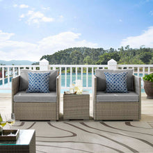 Load image into Gallery viewer, Repose 3 Piece Outdoor Patio Sectional Set by Modway