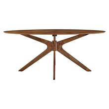 Load image into Gallery viewer, Crossroads 71" Oval Wood Dining Table by Modway