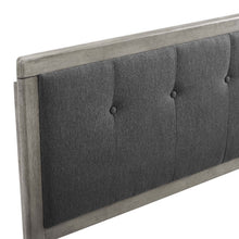 Load image into Gallery viewer, Draper Tufted Fabric and Wood King Headboard by Modway
