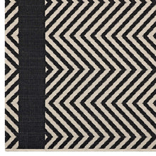 Load image into Gallery viewer, Optica Chevron With End Borders Indoor and Outdoor 5x8 Area Rug by Modway