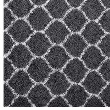 Load image into Gallery viewer, Solvea Moroccan Trellis 5x8 Shag Area Rug by Modway