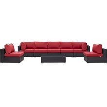 Load image into Gallery viewer, Convene 8 Piece Outdoor Patio Sectional Set by Modway