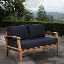 Load image into Gallery viewer, Marina Outdoor Patio Teak Loveseat by Modway