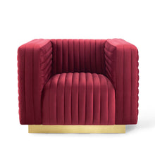 Load image into Gallery viewer, Charisma Channel Tufted Performance Velvet Accent Armchair by Modway