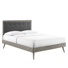 Load image into Gallery viewer, Willow Wood Queen Platform Bed With Splayed Legs by Modway