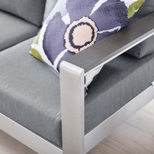 Load image into Gallery viewer, Shore Outdoor Patio Aluminum Sofa by Modway