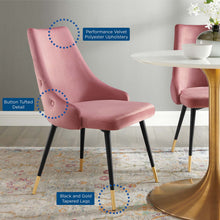 Load image into Gallery viewer, Adorn Tufted Performance Velvet Dining Side Chair by Modway