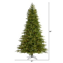 Load image into Gallery viewer, 7.5' Cambridge Fir Artificial Christmas Tree with 800 Clear Warm LED Lights