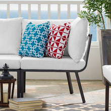 Load image into Gallery viewer, Riverside Outdoor Patio Aluminum Corner Chair by Modway