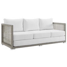 Load image into Gallery viewer, Aura 3 Piece Outdoor Patio Wicker Rattan Set by Modway