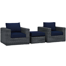 Load image into Gallery viewer, Summon 3 Piece Outdoor Patio Sunbrella¨ Sectional Set by Modway