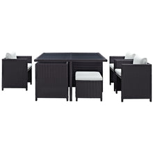 Load image into Gallery viewer, Inverse 9 Piece Outdoor Patio Dining Set by Modway