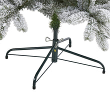 Load image into Gallery viewer, 6' Flocked South Carolina Spruce Artificial Christmas Tree w 450 Clear Lights