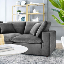 Load image into Gallery viewer, Commix Down Filled Overstuffed Performance Velvet Loveseat by Modway
