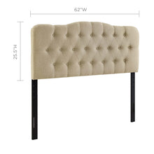 Load image into Gallery viewer, Annabel Upholstered Fabric Queen Headboard by Modway